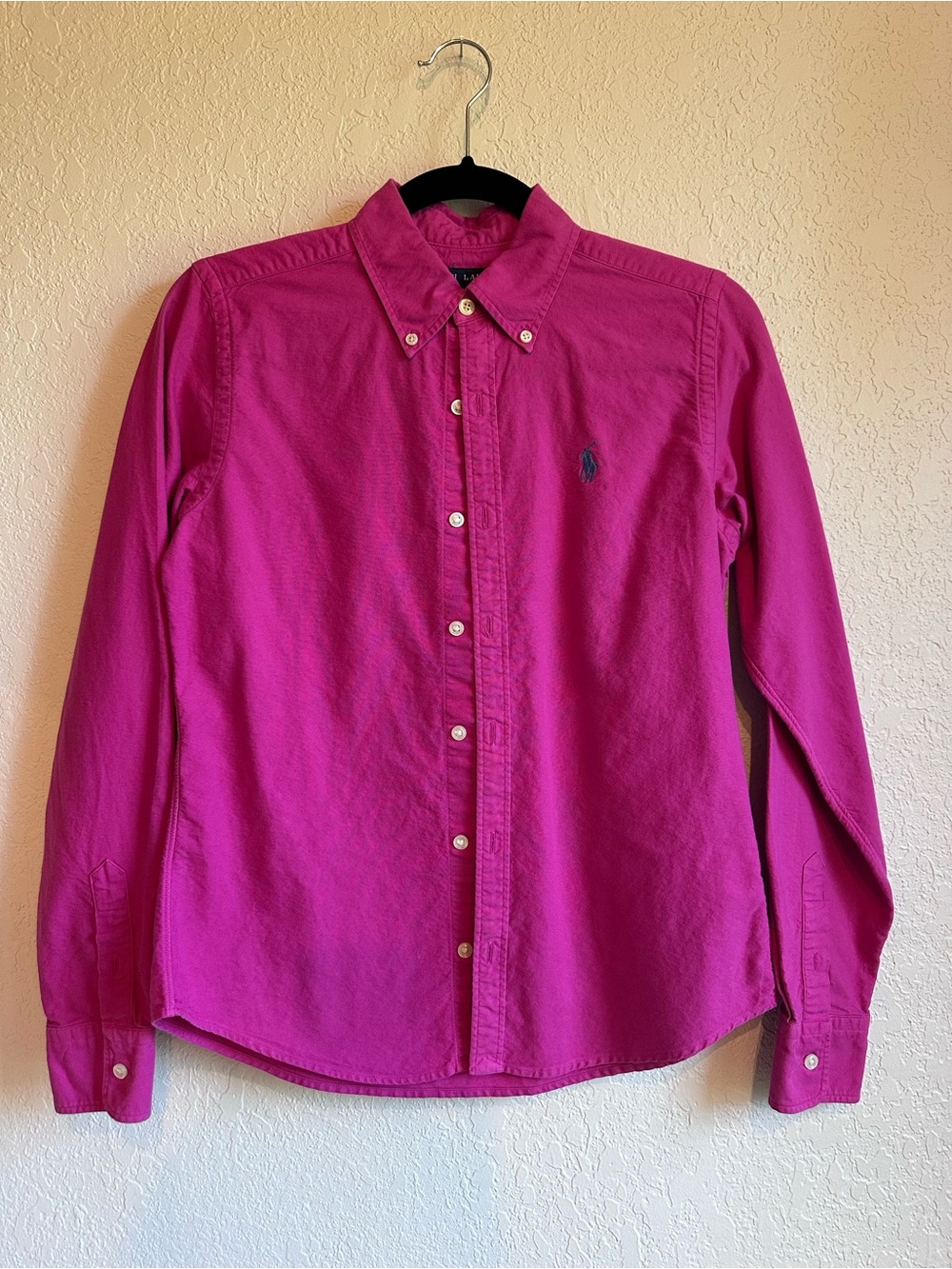 Ralph Lauren Women’s Pink Button-Down Shirt